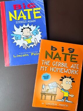 Big Nate Kids Book - Orange - The Gerbil Ate My Homework